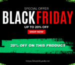 Black Friday 20% OFF Selected Products